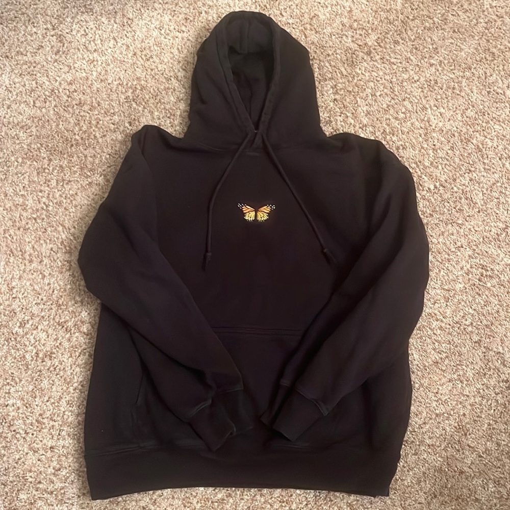 Brandy Melville oversized butterfly hoodie